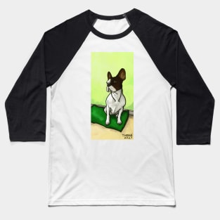 Cute french bulldog in her place Baseball T-Shirt